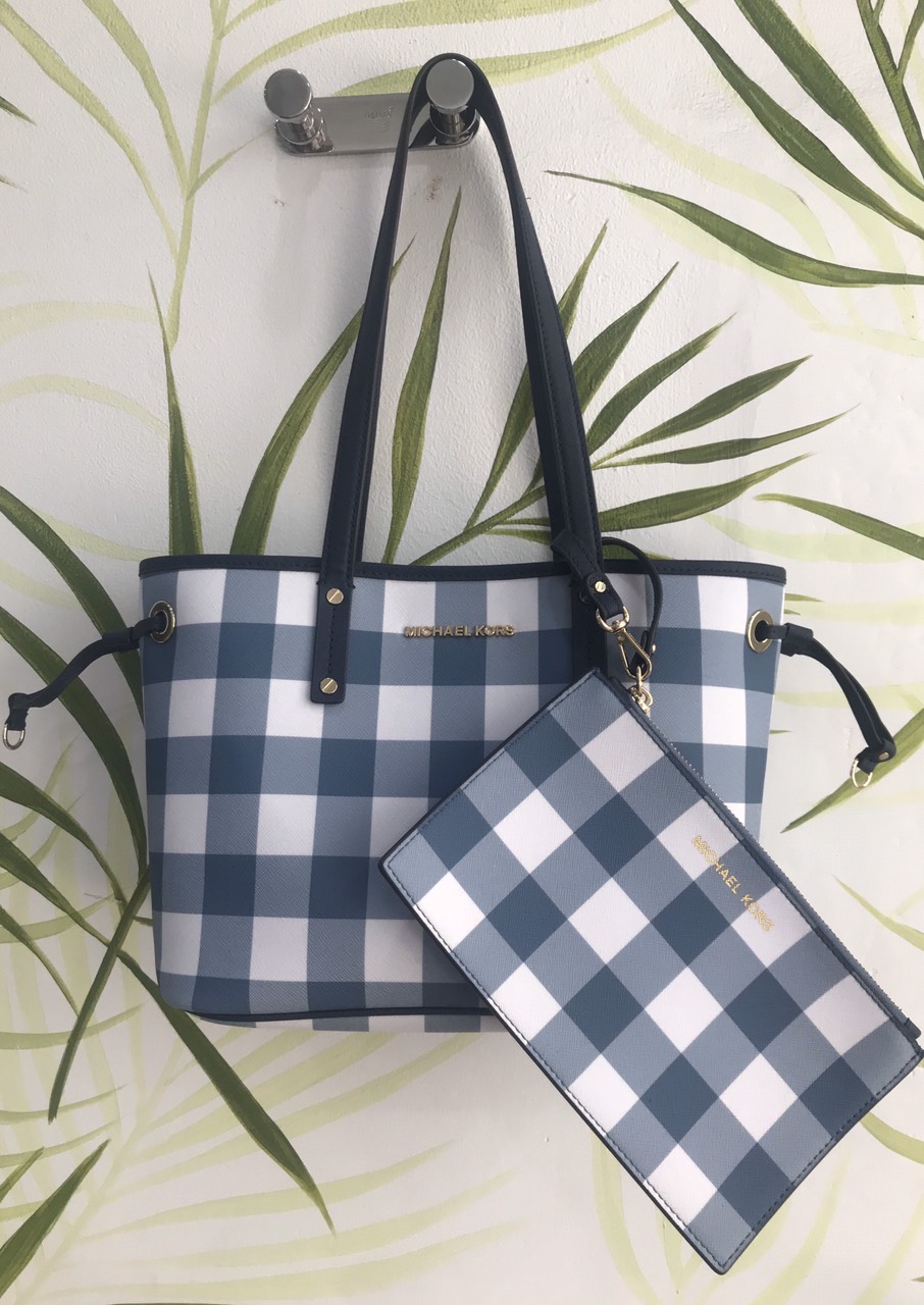 tui-mk-jet-set-travel-plaid-sm-drawstring-tote-with-removable-wristlet-denim-9